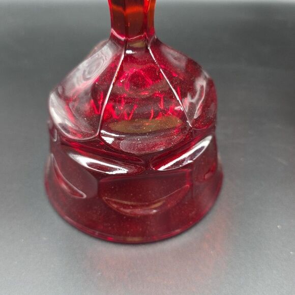 Fostoria Argus Ruby Red Stemmed Wine Sherbet Glasses 5" Vintage 8oz set of 4 - Picture 4 of 9